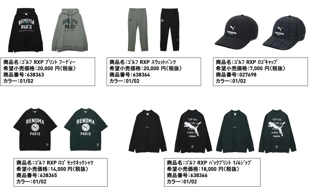 熊谷隆志氏がディレクションを務める「renoma GOLF」とのコラボレーション第2弾コレクション登場　9月25日(木)よりローンチ 画像 2