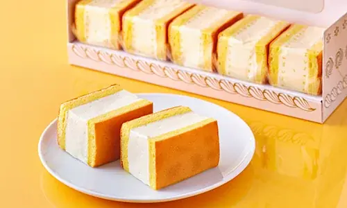 【マールブランシュから新商品のお知らせ】生クリームの美味しさを届けます。生乳ならではのコクのあるなめらかな 「ふんわり生クリームシフォンサンド」が大丸京都店リニューアルオープンと同時に登場 画像 3