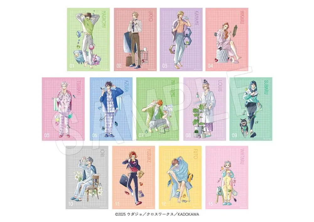 『BROTHERS CONFLICT』×SWEETS PARADISEコラボが開催決定！ウダジョ先生描き下ろし”モーニングルーティン”がテーマのイラストを使用した新作グッズが登場！ 画像 2