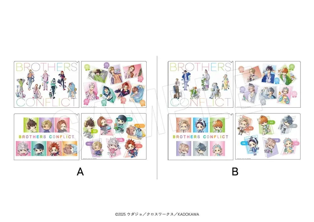 『BROTHERS CONFLICT』×SWEETS PARADISEコラボが開催決定！ウダジョ先生描き下ろし”モーニングルーティン”がテーマのイラストを使用した新作グッズが登場！ 画像 9