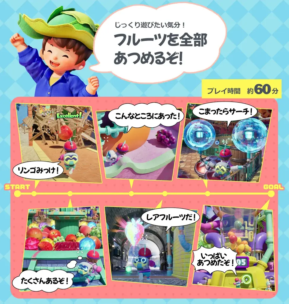 【本日発売！】親子で遊べるフルーツ探索アクション『フルーティモ！（Fruitimo!）』～リリース記念セール実施中～ 画像 4
