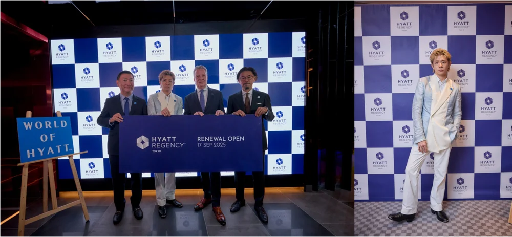 【ハイアット リージェンシー 東京】Number_i 岸優太さんと共にグランドリニューアルをお祝い 画像 1