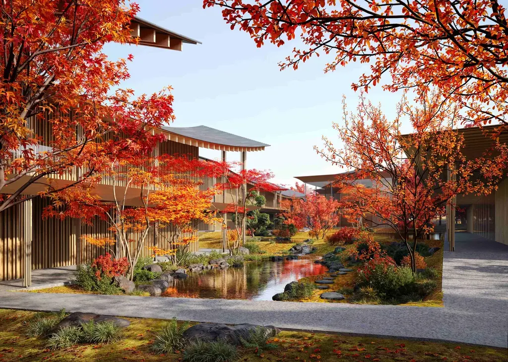 隈研吾設計のリージェント軽井沢、2028年開業へ