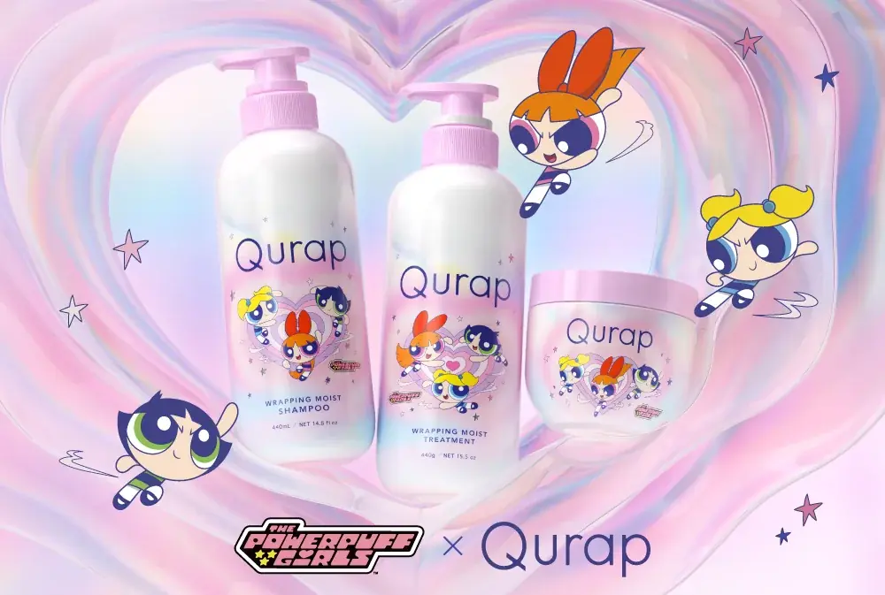 10/1発売｜パワーパフ×キュラップ限定ヘアケア