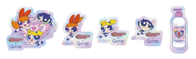 【初コラボ】パワーパフ ガールズ ✕Qurap のヘアケアアイテムが11月1日限定発売 「りんごセラミド」等の美容液成分*により、ぷるんツヤ髪に！フルーティーシュガー＆ピンクペッパーの香り 画像 11
