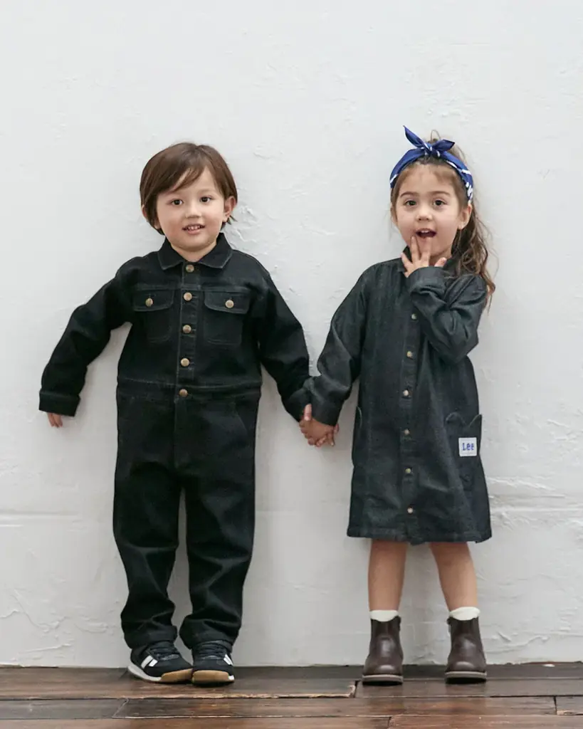 ナルミヤ・インターナショナルの「petit main/プティマイン」より、ジーンズブランドLeeとの初めてのコラボアイテムが9月20日(土)より発売いたします！ 画像 2