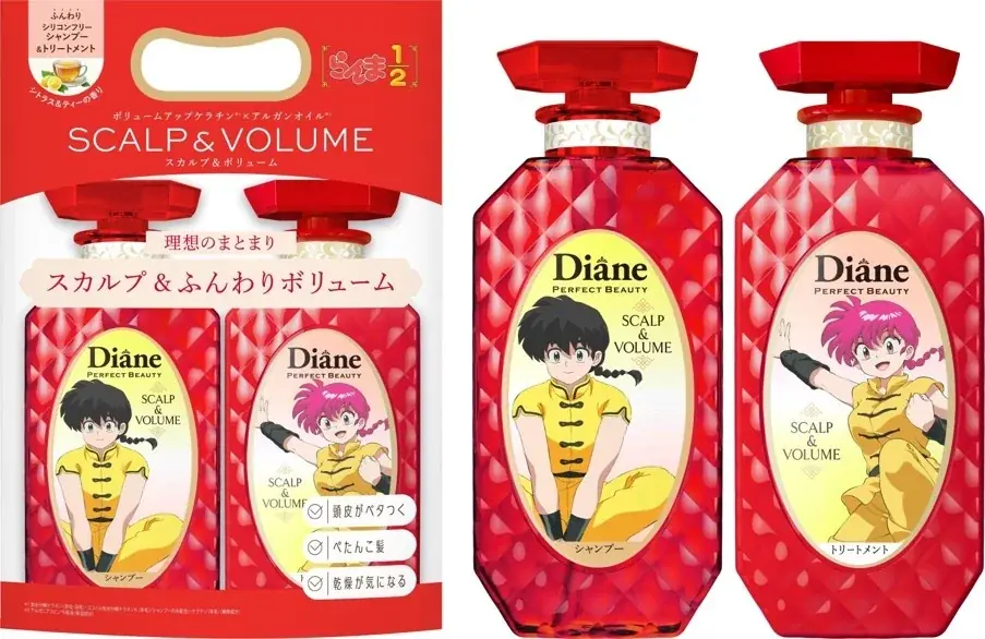 「らんま1/2」×「ダイアン」のコラボ商品が登場！ 人気キャラクター“シャンプー”がシャンプーのパッケージに！ 画像 5