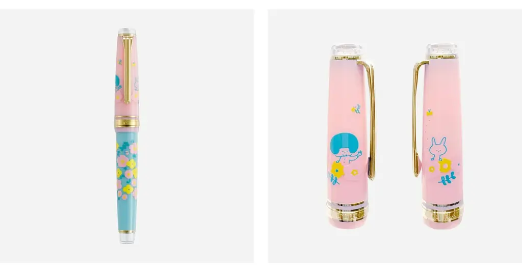 ancora（アンコーラ）イラストレーターmizutamaさん描き下ろしの「プロフェッショナルギア スリム mizutamaコラボ 限定セット ohanabatake」を数量限定で新発売 画像 2