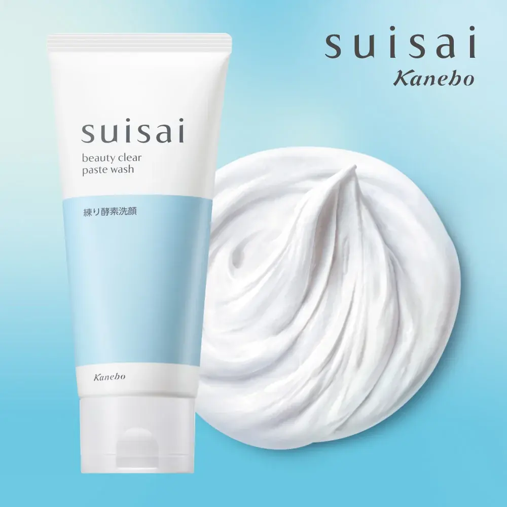 洗顔料(カウンセリング品)市場売上No.1＊1シリーズの【suisai】から毎日のケアで毛穴汚れ・黒ずみ汚れまですっきり落とす 練り酵素洗顔※「スイサイ ビューティクリア ペーストウォッシュ」が登場！ 画像 1
