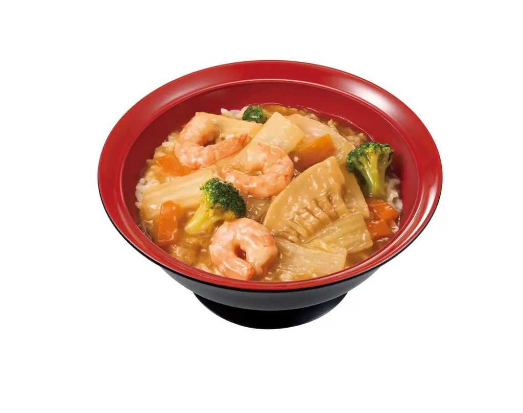 【すき家】ごま油の香りとエビのぷりぷり食感がたまらない！すき家が具材たっぷりの「エビ中華丼」を発売！ 画像 2