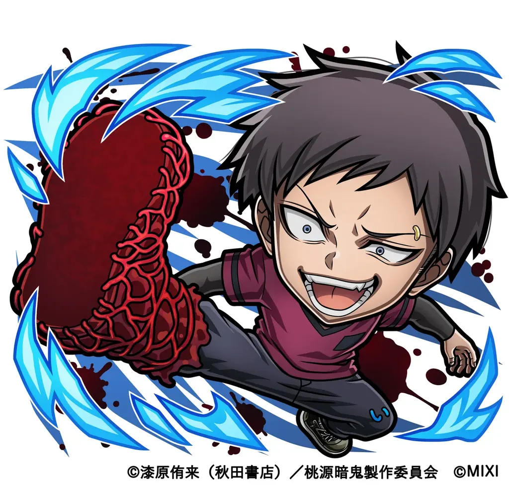 コミックス400万部突破TVアニメ『桃源暗鬼』が初のゲームアプリコラボ！『コトダマン』とのコラボイベントを9月24日（水）より開催 画像 6