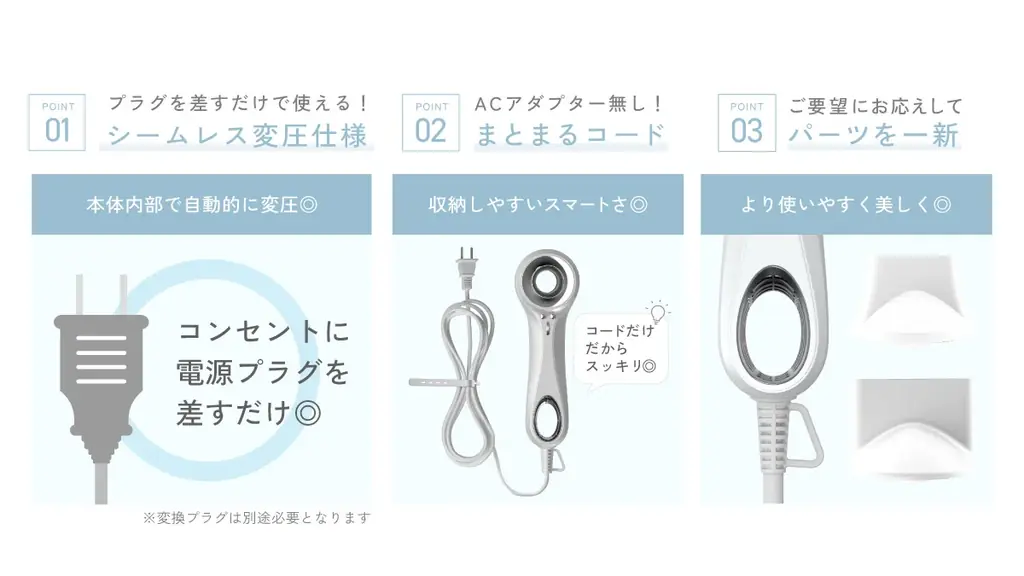 海外でも時短＆美髪ドライ実現！「Beau’n（ビューン）ベーシック海外対応」公式サイトにて9月22日新発売ー美容家電ブランドAGLAIA＆（アグライアアンド）軽量・速乾・低温ドライ、ケアブロー機能搭載 画像 4