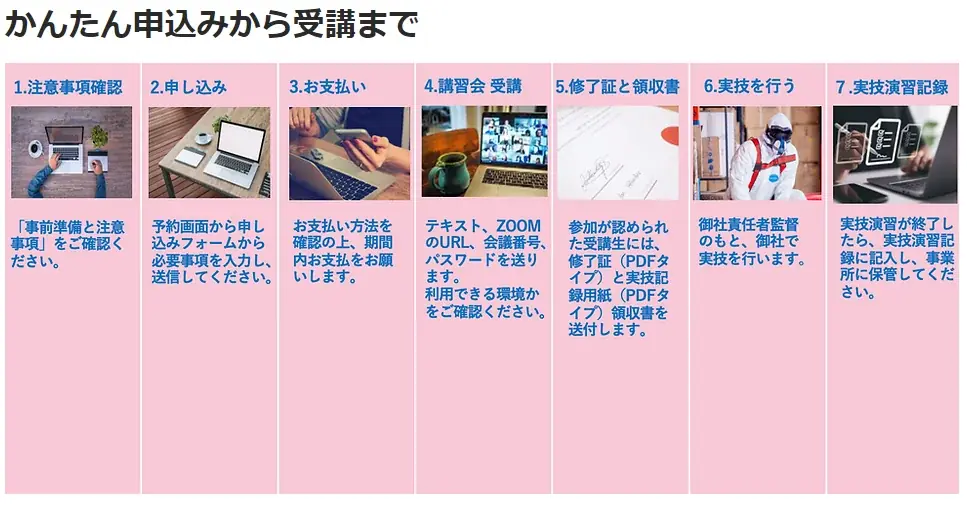 【11月のオンライン講習：保護具着用管理責任者 講習】便利なオンライン講習会のスケジュールが公開されました。 画像 2