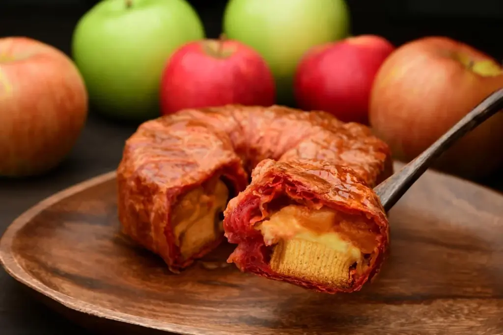 【 アップルパイとバウムクーヘンが奇跡の合体！】 画像 2