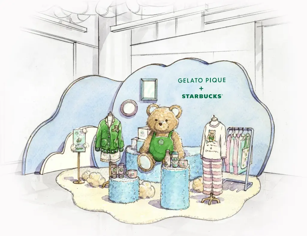 GELATO PIQUE + STARBUCKS®“ふわふわ、もこもこ！とびきりスイートなパジャマパーティー”をテーマに『ピケ モコ ブーケ & ティー ラテ』などが9月29日（月）より発売 画像 4