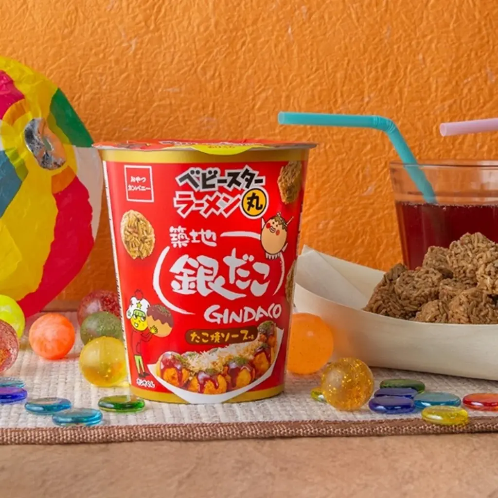 ひとくちで銀だこ再現！ベビースターたこ焼ソース味登場