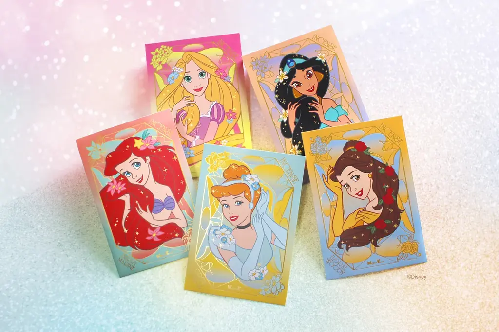 日本香堂、「＜ディズニープリンセス＞インセンス」5種を発売！ 画像 1