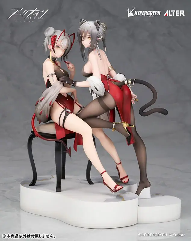 「シュヴァルツ」が、『アークナイツ』2周年の記念イラストを元にユニークなドレス姿で立体化。あみあみ限定特典付きでご案内中。 画像 13