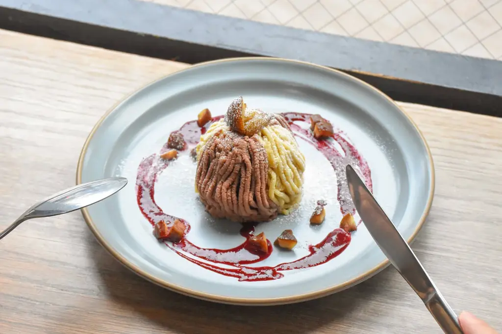 栗の名産地「笠間の和栗」 × チョコレート。Minimalより、深まる秋を味わう贅沢スイーツ、チョコレート専門店ならではの和栗の本格モンブランが10月新登場 画像 3