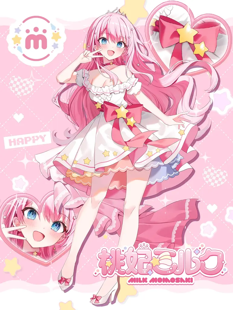 【会いに行けるアイドルVTuber】桃妃ミルク、誕生日記念グッズが9/22(月)より発売開始！ 画像 7