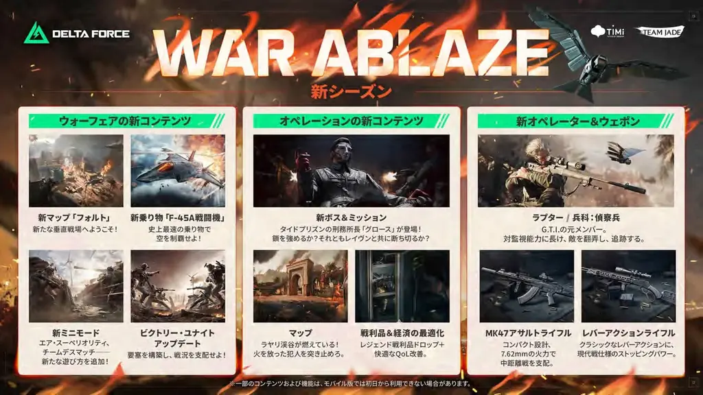 『Delta Force』新シーズン「ウォーアブレイズ」開幕！『METAL GEAR SOLID Δ: SNAKE EATER』およびホラー映画『ソウ』とのコラボも決定 画像 2
