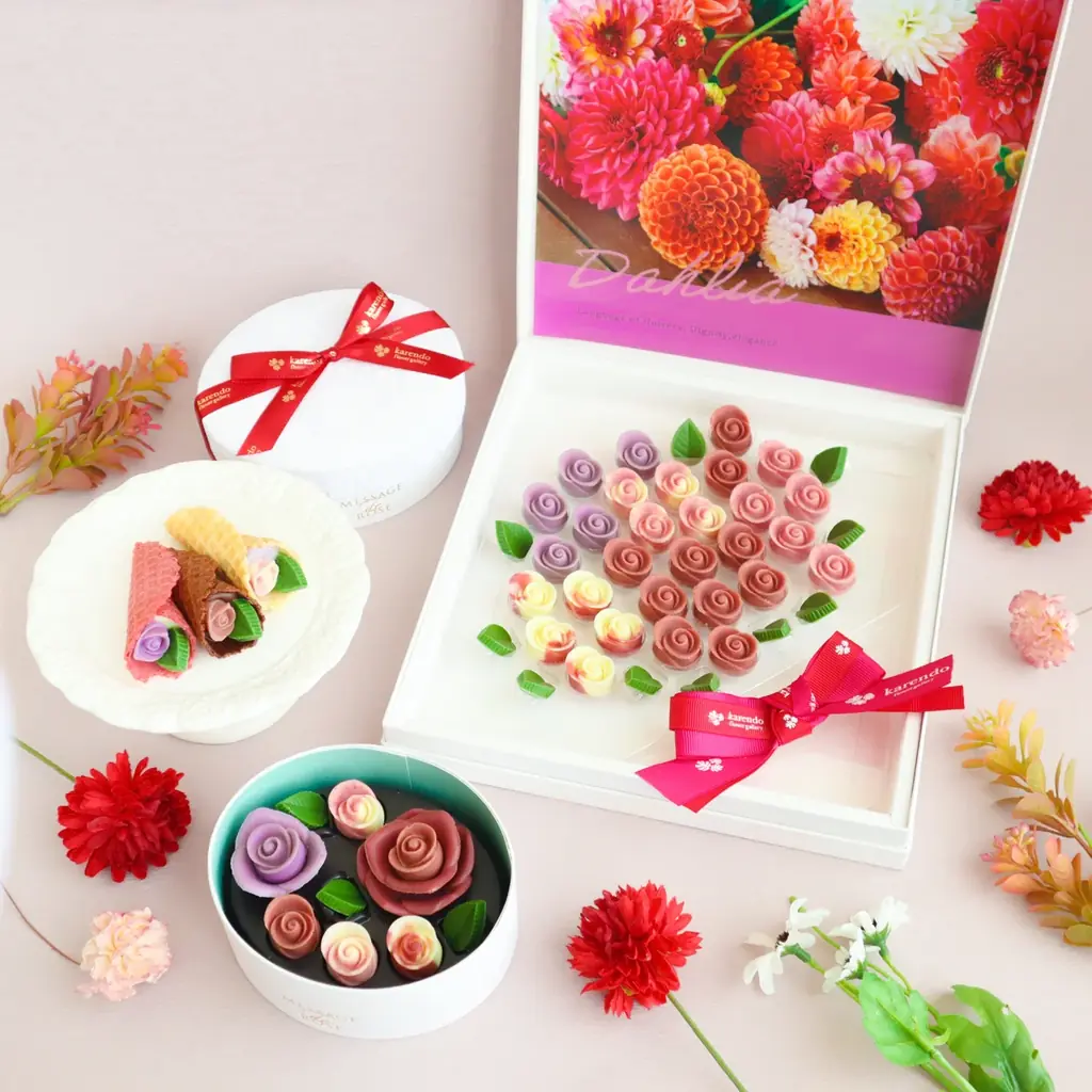 9月26日オープン 花屋のバラ形チョコがそごう大宮に常設