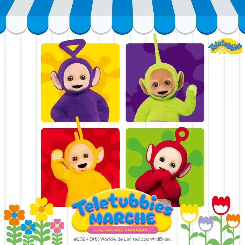 【ヴィレッジヴァンガード】「テレタビーズ」POP UP STORE『テレタビーズマルシェ -by VILLAGE VANGUARD-』限定商品を9月19日（金）より販売開始 画像 1
