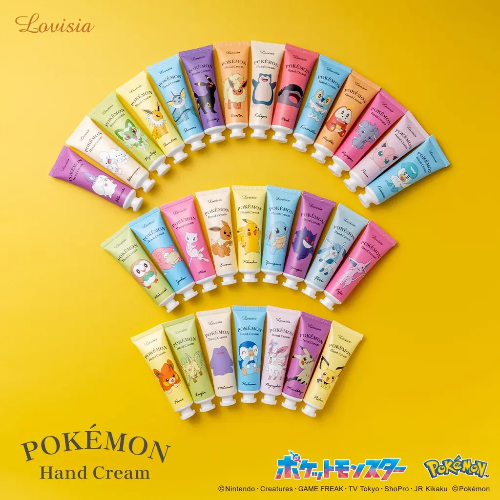 あなたの相棒が見つかる？30種のポケモンハンドクリームが新発売！ 画像 4