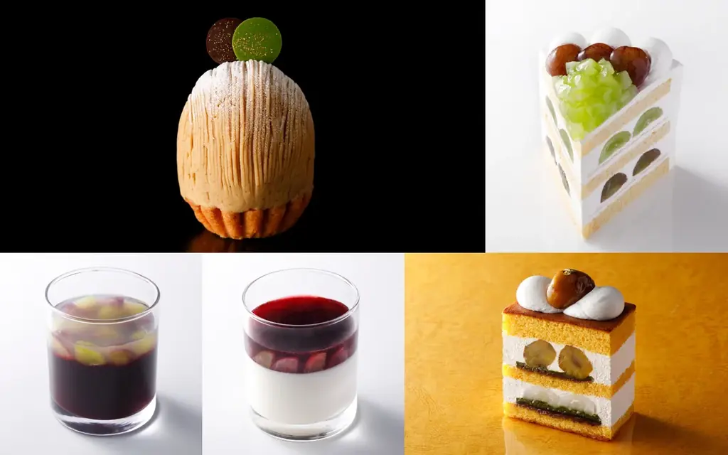 【ホテルニューオータニ博多】秋限定“栗”と“ぶどう”のケーキが登場 ― 風物詩スーパーモンブランも販売開始 ― 画像 1