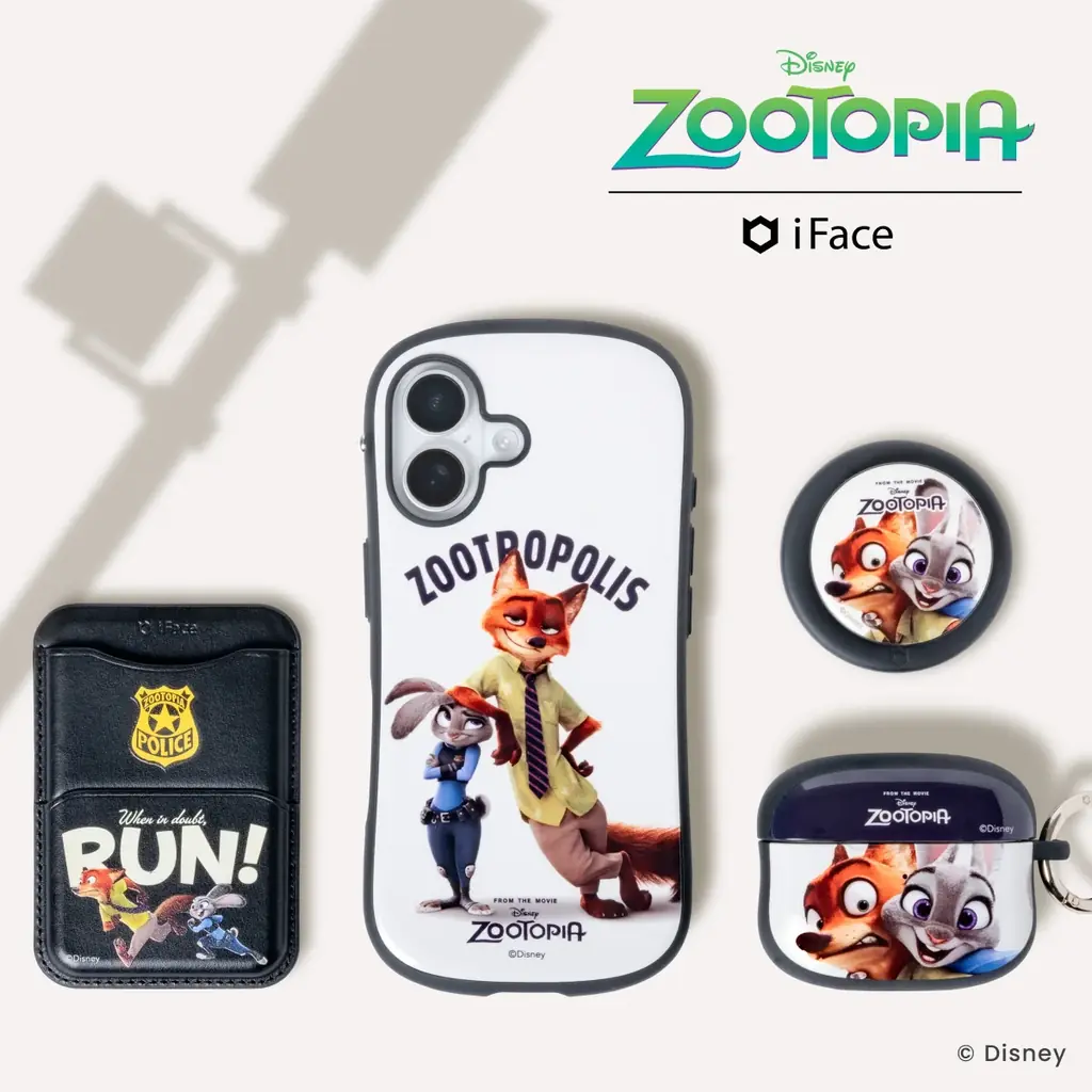『ズートピア』の最高のバディがiFaceに登場！「ジュディ」&「ニック」デザインのモバイルアクセサリー新発売。 画像 2