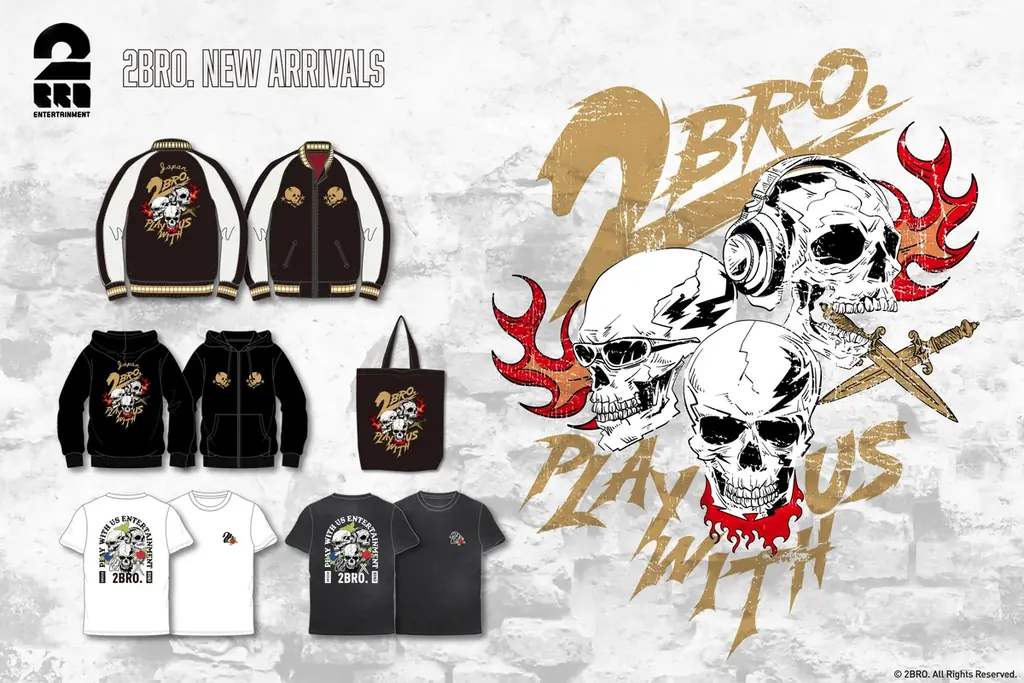 9月25日予約開始　2BRO.限定アパレルがBBMで登場