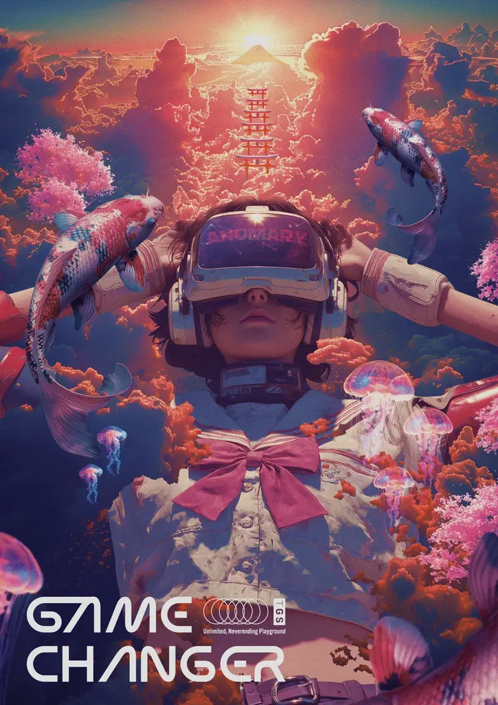 グラフィックアーティストのマサヤ・イチが、今年も『東京ゲームショウ2025』 主催者企画のクリエイティブパートナーに。アートパネル作品の販売やTGS公式グッズの監修も手掛けます 画像 12