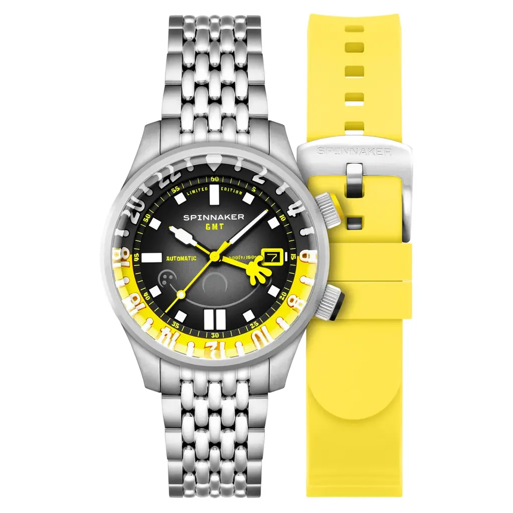 陽気な時計！SPINNAKERのスポンジ・ボブ コラボレーション最新作は「陽気な笑顔」！BRADNER GMT AUTOMATIC BUBBLY GRINS LIMITED EDITION発売！ 画像 19