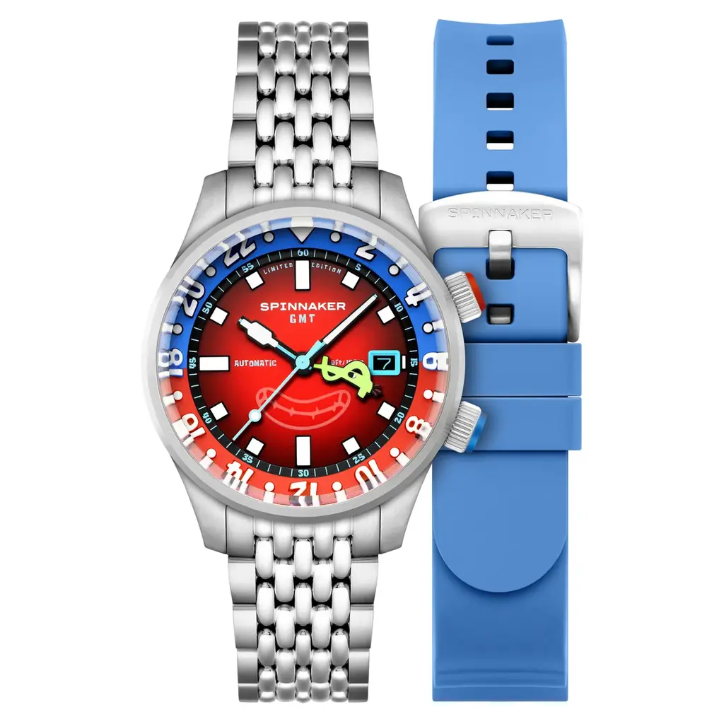 陽気な時計！SPINNAKERのスポンジ・ボブ コラボレーション最新作は「陽気な笑顔」！BRADNER GMT AUTOMATIC BUBBLY GRINS LIMITED EDITION発売！ 画像 22