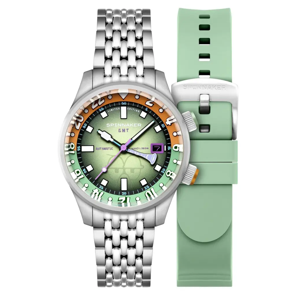 陽気な時計！SPINNAKERのスポンジ・ボブ コラボレーション最新作は「陽気な笑顔」！BRADNER GMT AUTOMATIC BUBBLY GRINS LIMITED EDITION発売！ 画像 25