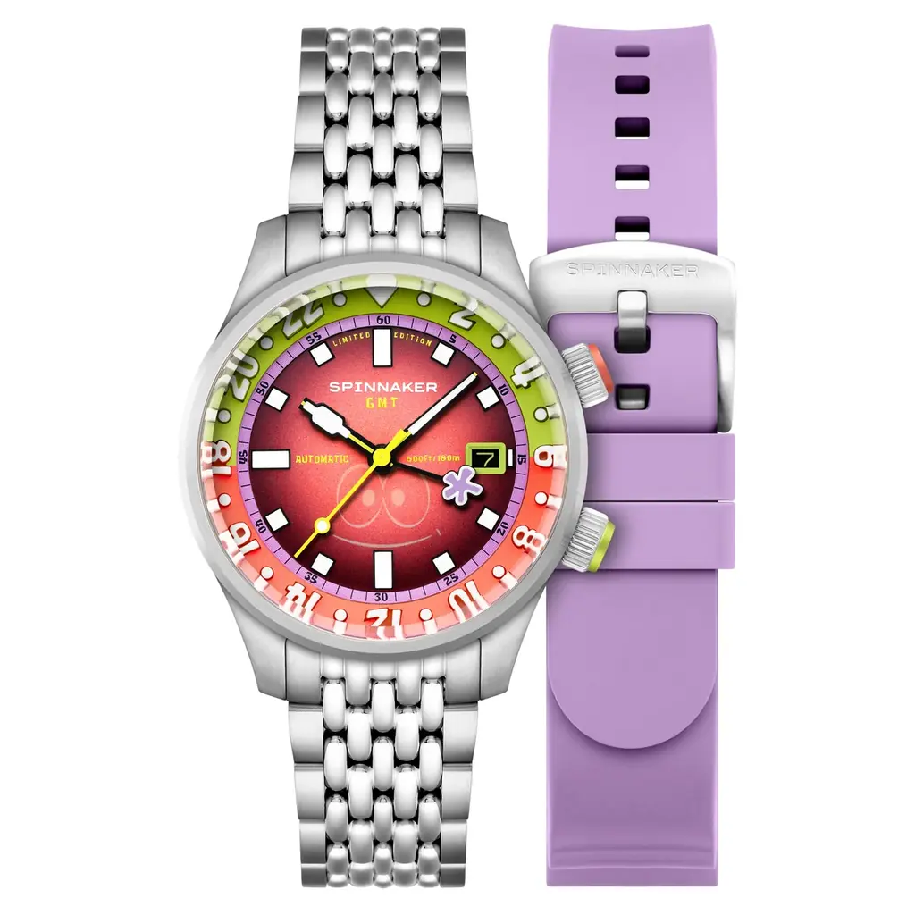 陽気な時計！SPINNAKERのスポンジ・ボブ コラボレーション最新作は「陽気な笑顔」！BRADNER GMT AUTOMATIC BUBBLY GRINS LIMITED EDITION発売！ 画像 28