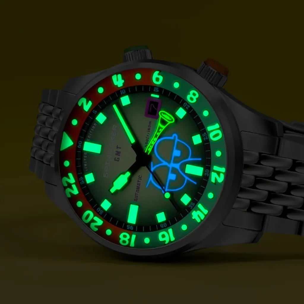 陽気な時計！SPINNAKERのスポンジ・ボブ コラボレーション最新作は「陽気な笑顔」！BRADNER GMT AUTOMATIC BUBBLY GRINS LIMITED EDITION発売！ 画像 9