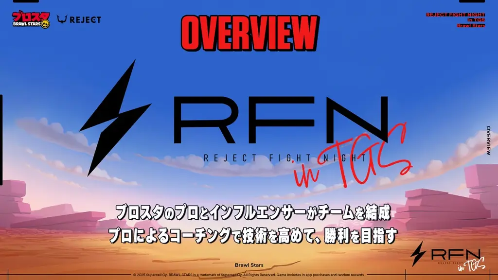 プロeスポーツチーム「REJECT」、『TOKYO GAME SHOW 2025』に出展決定および各種コンテンツ詳細のお知らせ 画像 16