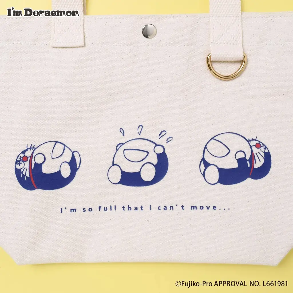 【WEB限定】アイムドラえもん 9月新作♪トートバッグ・もこもこ刺繍ポーチ＆キーホルダー発売！ 画像 4