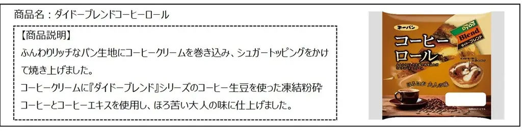 『ダイドーブレンドコーヒー』コラボあんぱんなど2品 10月1日（水）より期間限定で新発売 画像 4
