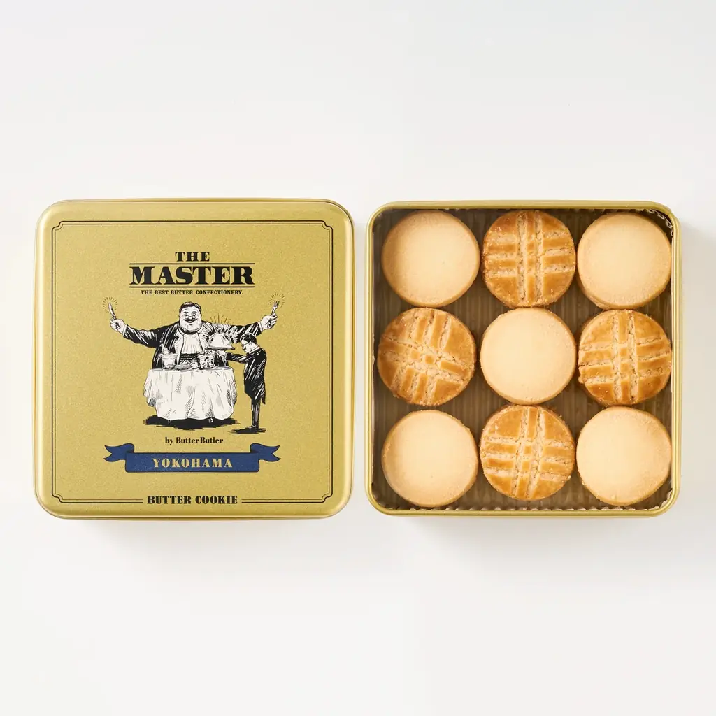 《横浜高島屋限定》A.O.P.バターを存分に楽しむクッキー缶新発売。【ザ・マスターbyバターバトラー 】 より、「ザ・マスタークッキーボックス」が10月1日新登場。 画像 2