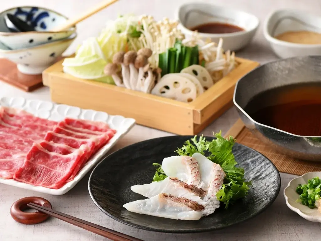 【肉と海鮮の豪華共演で充実のしゃぶしゃぶを堪能‼】数量限定！和のごちそうが食べ放題『八献 イオンモール幕張新都心』にて「真鯛・黒毛和牛・牛みすじ」が堪能できる特別コースがディナータイムに登場！ 画像 4