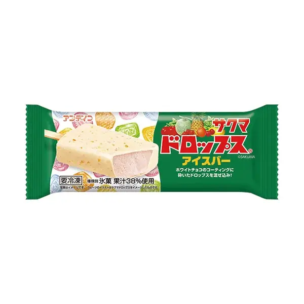 ロングセラーキャンディ「サクマドロップス」と初コラボ！「サクマドロップスアイスバー」9月30日（火）から発売～キャンディの食感とどこか懐かしい駄菓子の味わい～ 画像 2