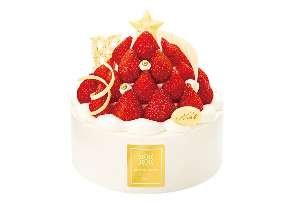 【バターステイツ】2025クリスマス！まるで「大きな苺ツリー」な予約限定ケーキ登場。当日購入も可能な“サンタのブーツ型”木苺ケーキなど全7種のコレクション 画像 2
