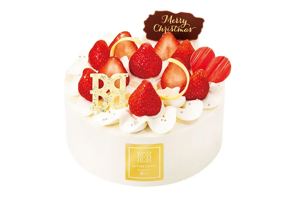 【バターステイツ】2025クリスマス！まるで「大きな苺ツリー」な予約限定ケーキ登場。当日購入も可能な“サンタのブーツ型”木苺ケーキなど全7種のコレクション 画像 3