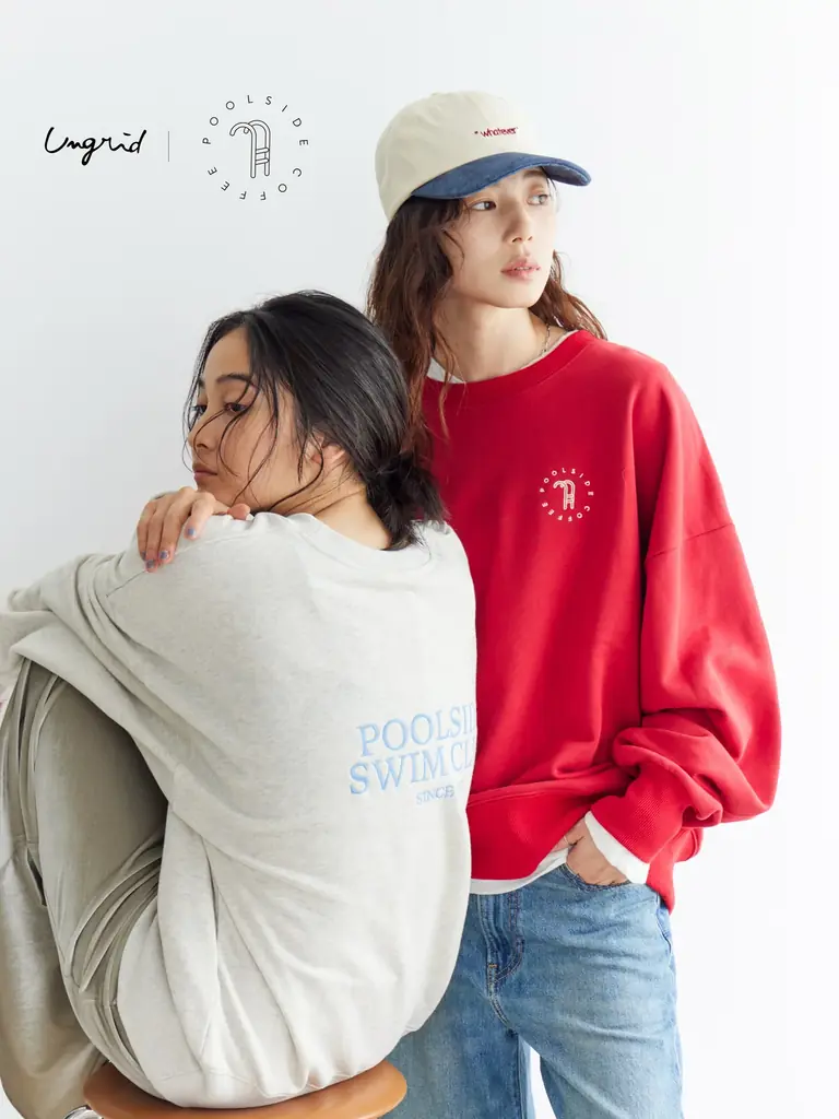 Ungrid×POOL SIDE COFFEE初コラボ、スウェット＆バッグ発売