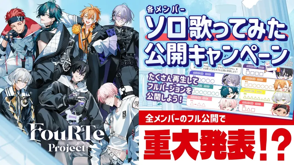 日本発！世界一を目指す新バーチャルアイドルグループ「FouRTe Project」が、本日デビュー！ 画像 5