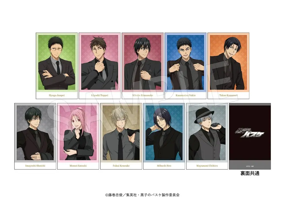 アニメ「黒子のバスケ」× Chugai Grace Cafe コラボカフェが渋谷・大阪で開催！描き下ろし黒スーツ衣装のイラストを使用した新作グッズやコラボメニューが登場！ 画像 7