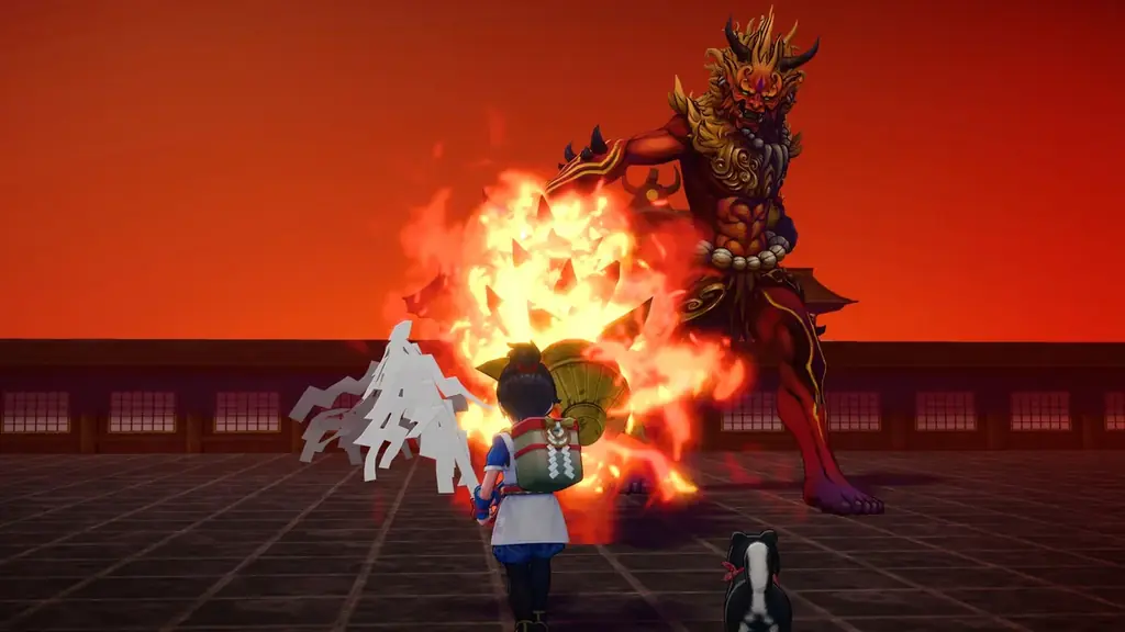 黒柴犬と共に旅するインディーゲーム『モノノケの国』TGS2025で酒吞童子バトルとほのぼの村拠点のふたつの試遊をレポート。花澤香菜CVの最新PVも公開 画像 11