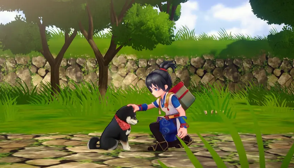 黒柴犬と共に旅するインディーゲーム『モノノケの国』TGS2025で酒吞童子バトルとほのぼの村拠点のふたつの試遊をレポート。花澤香菜CVの最新PVも公開 画像 13